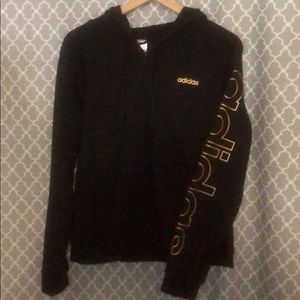 Adidas hooded zip up
